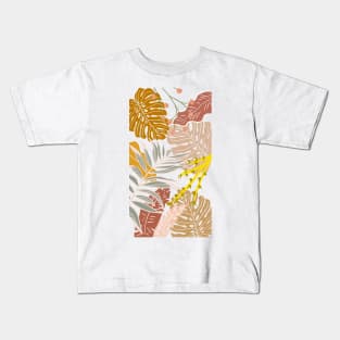 Marigold Autumn Leaves Celestes Studio© Kids T-Shirt